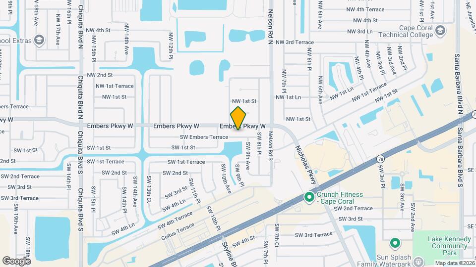 915 SW Embers Terrace Map and Location Details