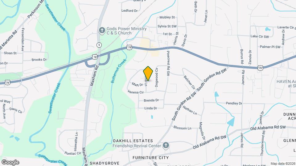 5791 Lisa Ln Map and Location Details