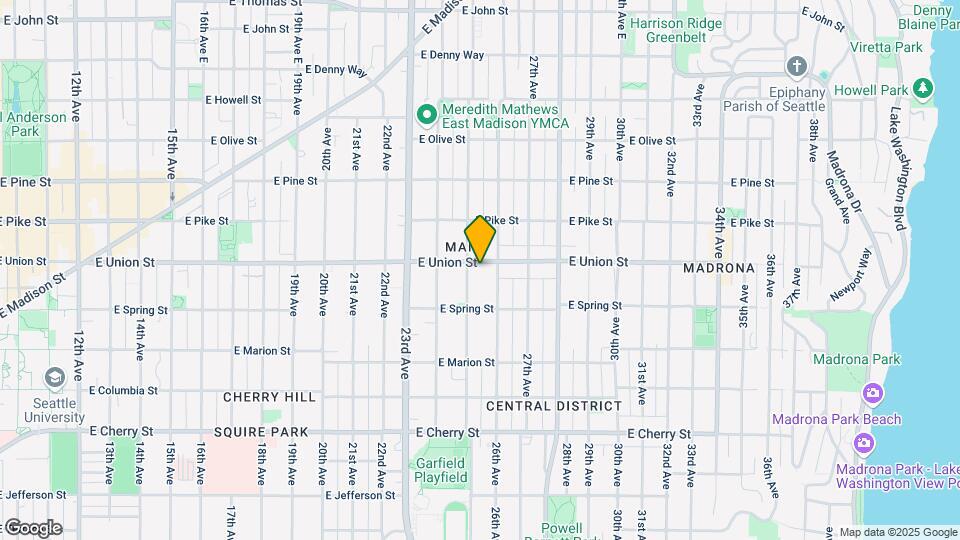 2505 E Union St Map and Location Details
