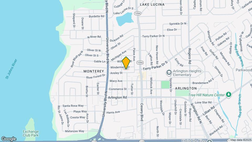 5827 Ansley St Map and Location Details