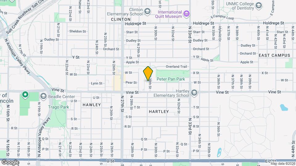 847 N 30th St Map and Location Details