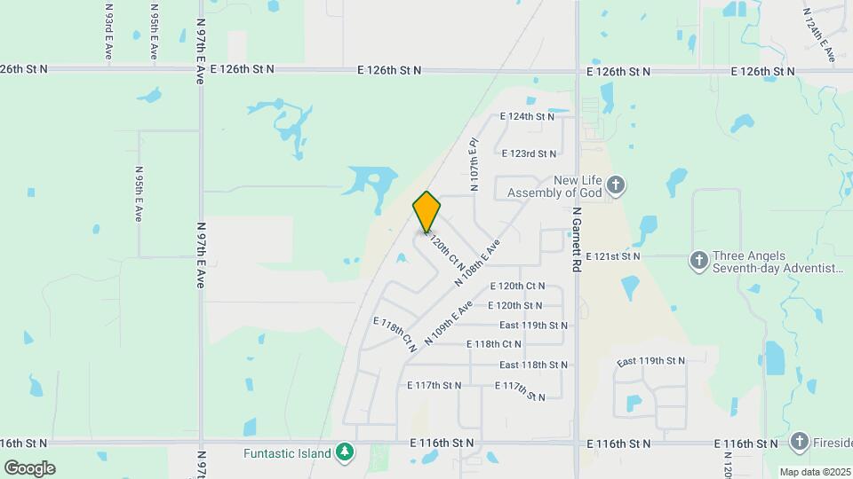 10718 E 120th Ct N Map and Location Details