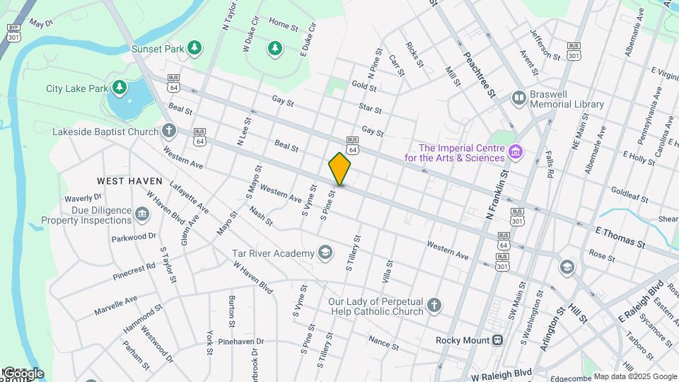 835 Sunset Ave Map and Location Details