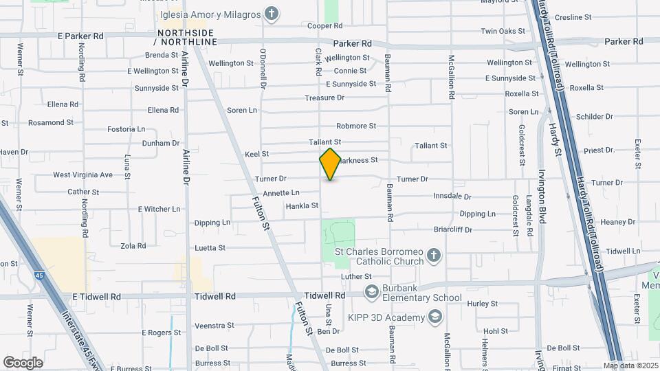 211 Clark Rd Map and Location Details