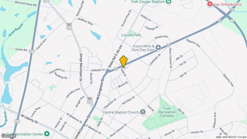 307A Hall St Map and Location Details