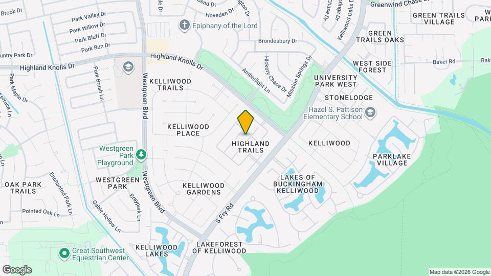2110 Highland Bay Ct Map and Location Details