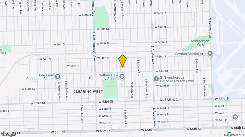 6046 S Melvina Ave Map and Location Details