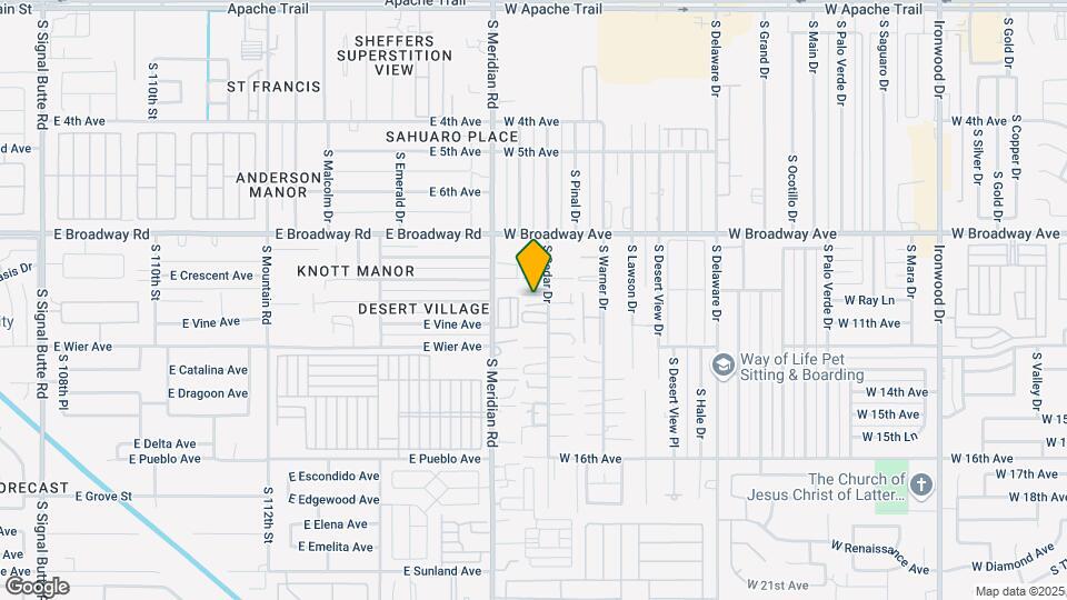 Cactus Gardens Mobile Home Park Map and Location Details