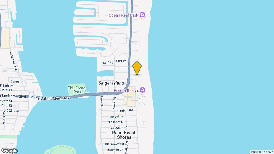 2800 N Ocean Dr, Unit B2D Map and Location Details
