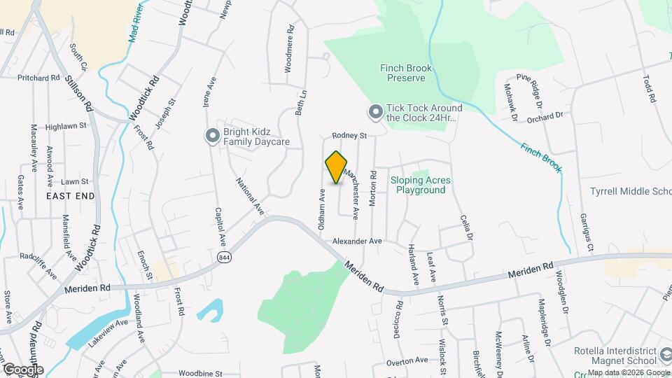 87 Worcester Ave Map and Location Details