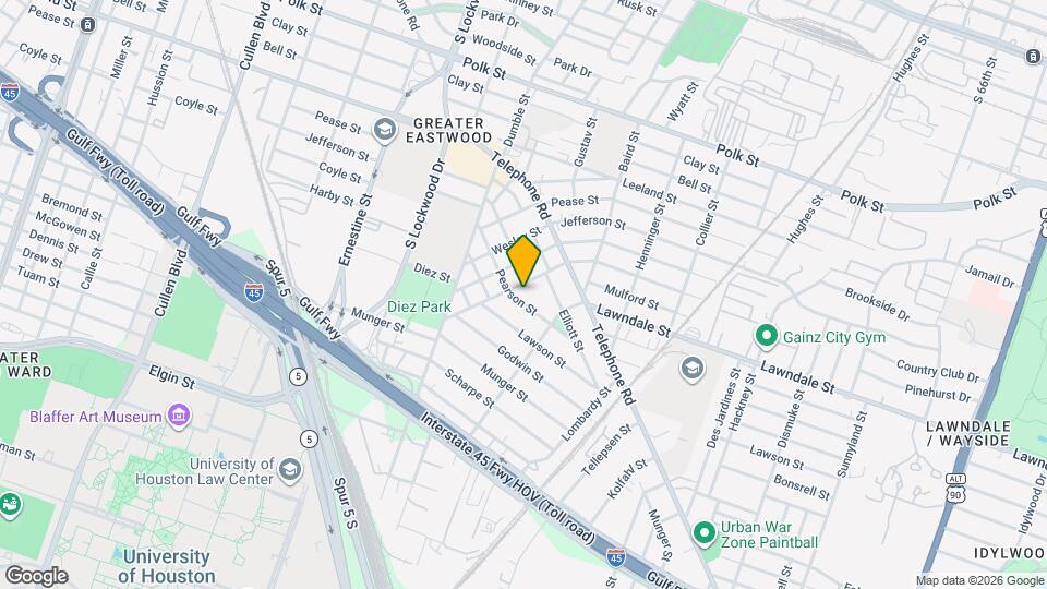 1409 Pearson St Map and Location Details