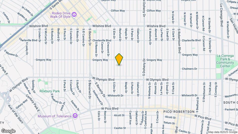 325 S Rexford Dr Map and Location Details