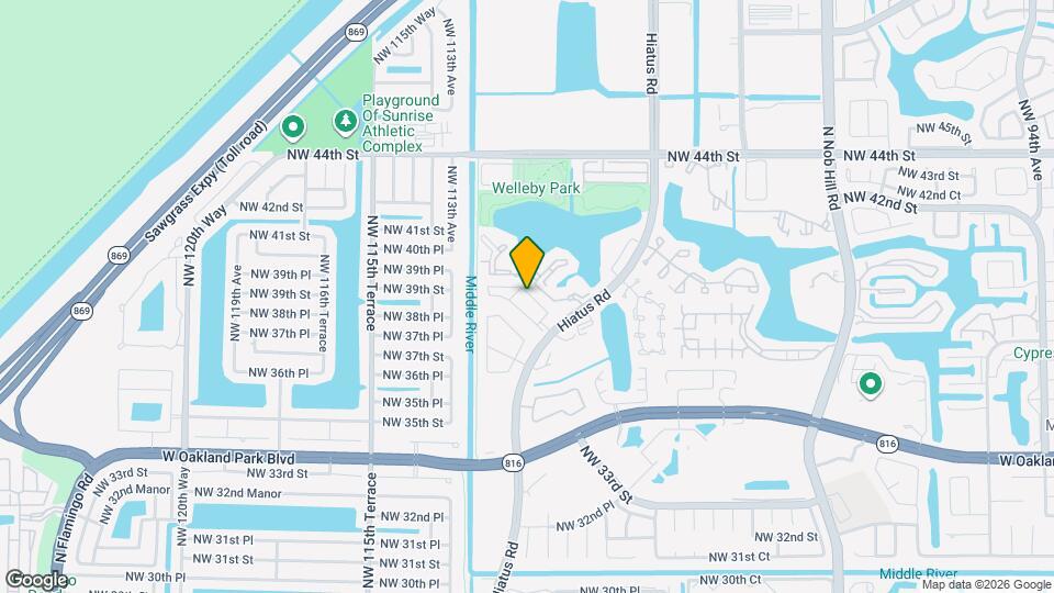 11130 NW 38th Pl Map and Location Details