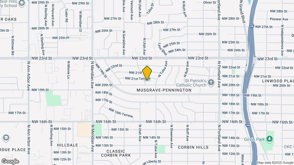 4121 NW 20th St Map and Location Details