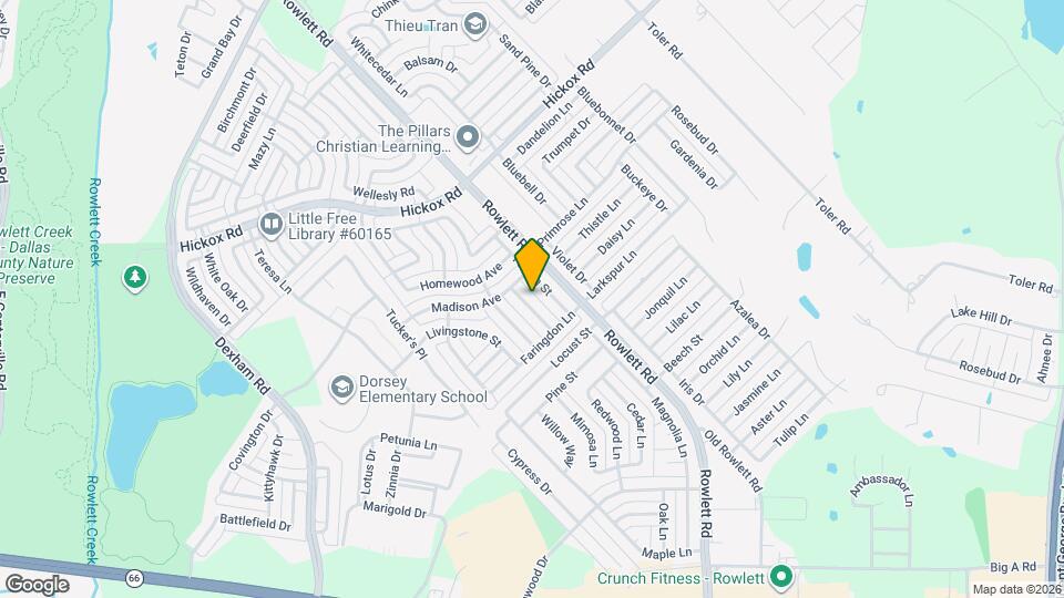 6606 Stamps St Mapa y Detalles de la Ubicación