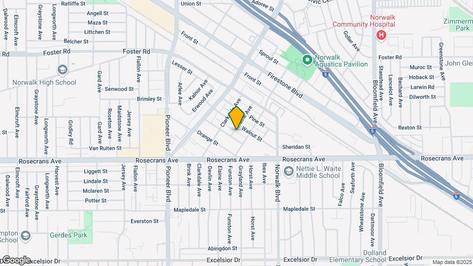 13916 Elaine Ave Map and Location Details