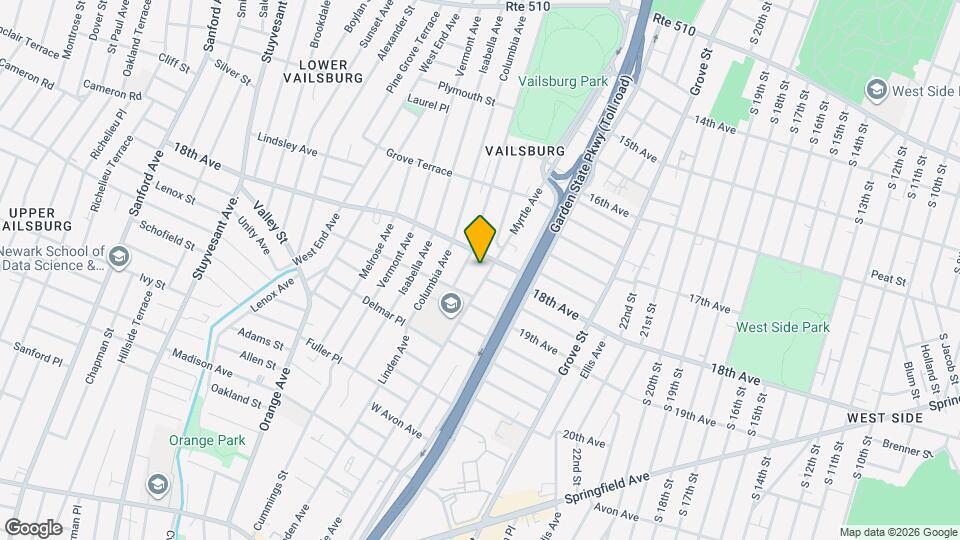 321 Myrtle Ave, Unit 3 Map and Location Details