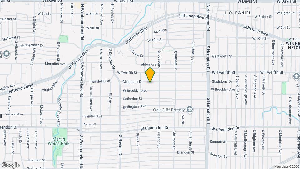 2730 Gladstone Dr Mapa y Detalles de la Ubicación