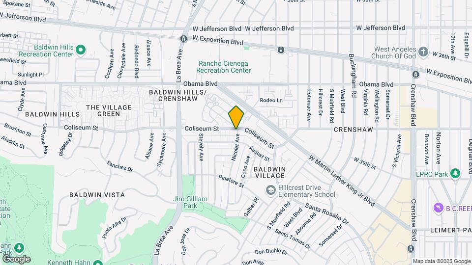 4800 Coliseum St Map and Location Details