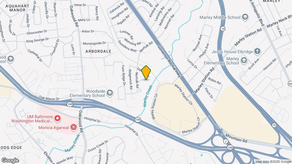 1909 Pagham Rd Map and Location Details