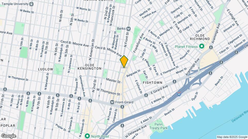 1512 Frankford Ave-Unit -2 Map and Location Details