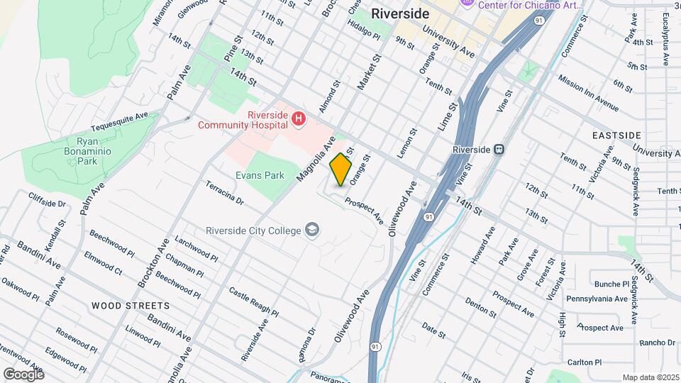 3623-3645 Prospect Ave Map and Location Details