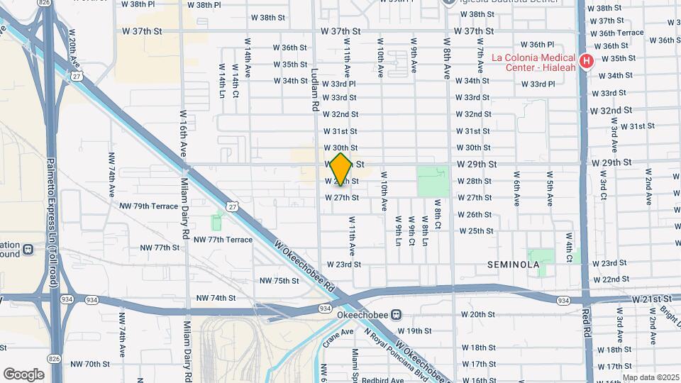 1145 W 27th St Mapa y Detalles de la Ubicación