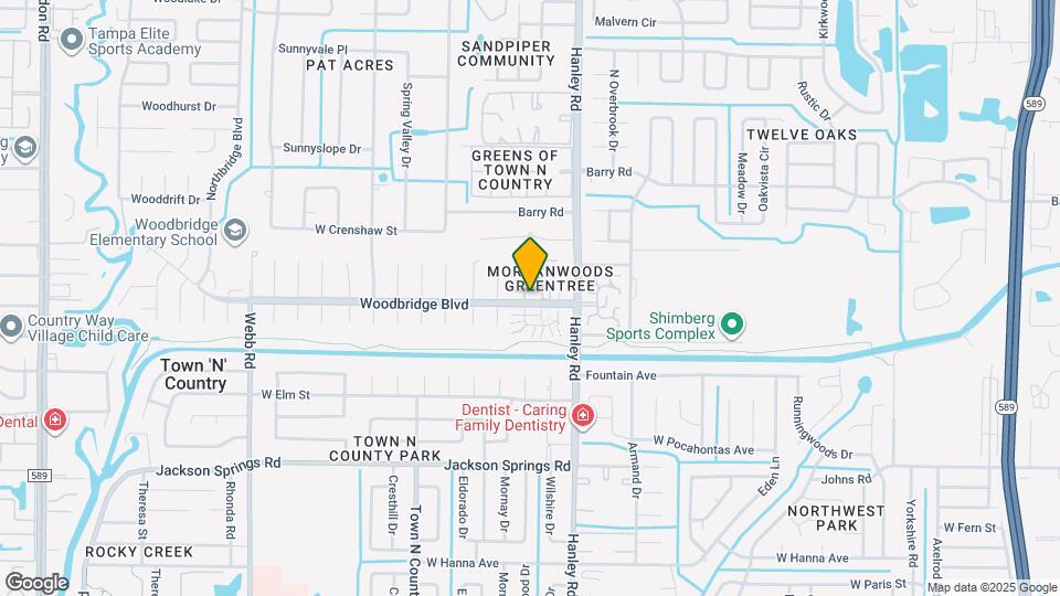 7617 Woodbridge Blvd Map and Location Details