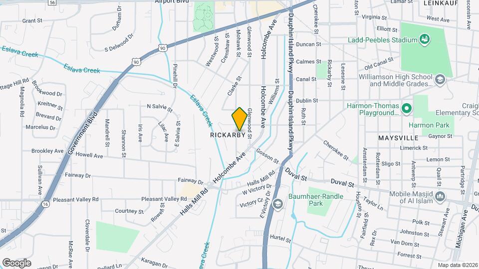 709 Euclid Ave Map and Location Details