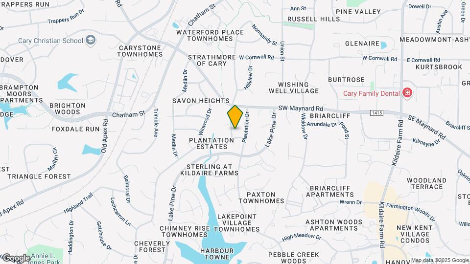 1023 Pamlico Dr Map and Location Details