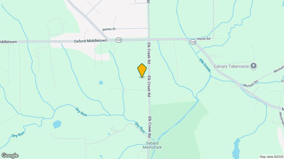 5815 Elk Creek Rd Map and Location Details