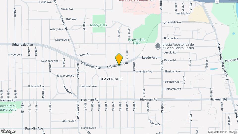 3600 Urbandale Ave Mapa y Detalles de la Ubicación