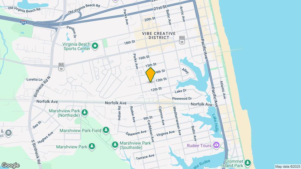 708 13th St Map and Location Details