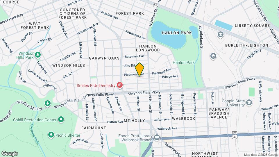 2527 Denison St Map and Location Details