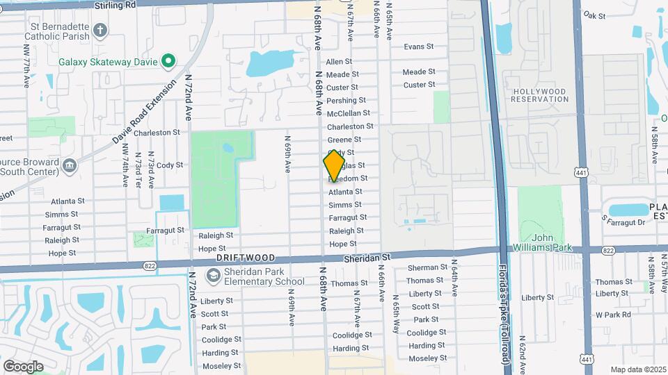 6761 Atlanta St Map and Location Details