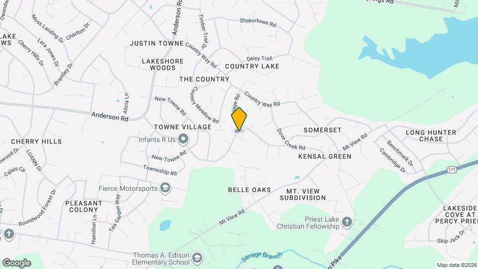 3277 Towne Village Rd Map and Location Details