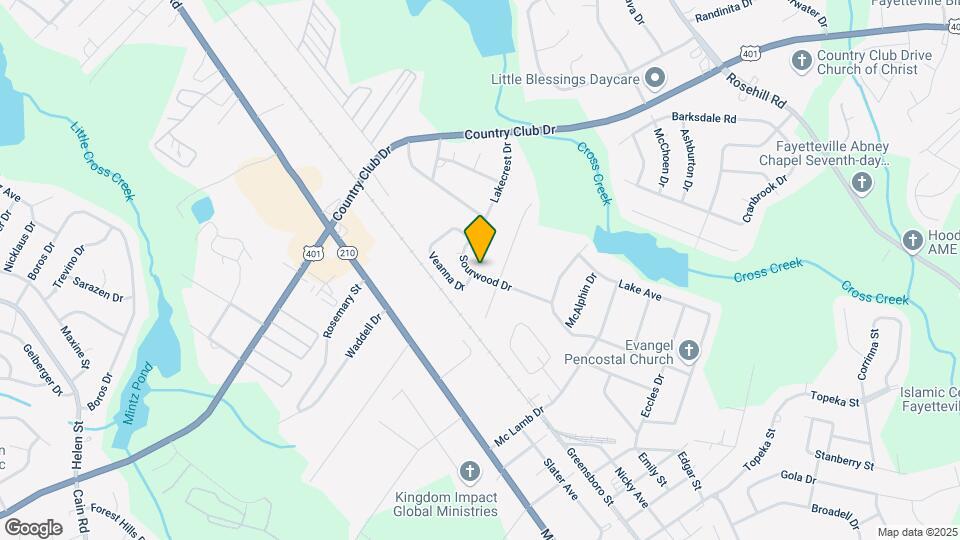 2541 Sourwood Dr Map and Location Details