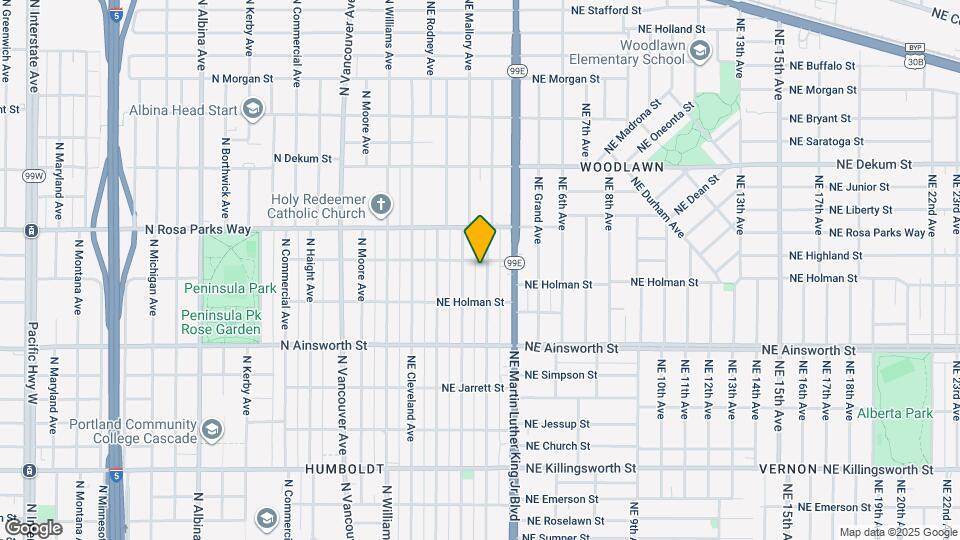 6365 NE Garfield Ave. Mapa y Detalles de la Ubicación
