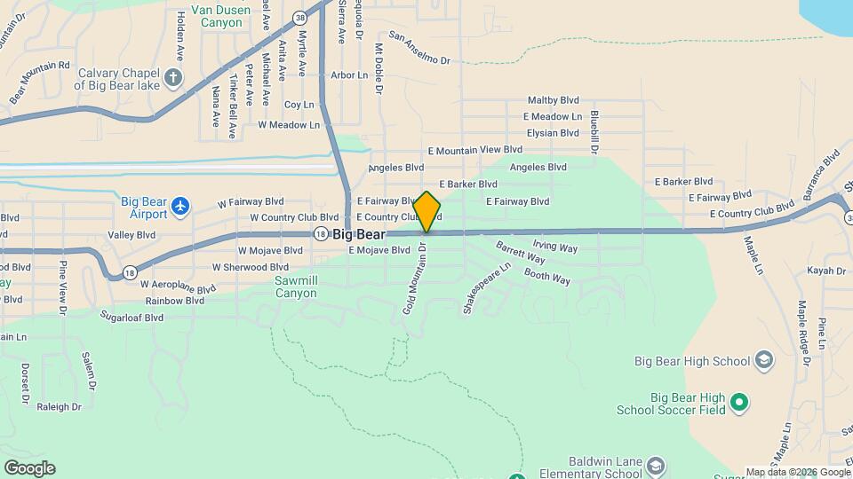 300 E Big Bear Blvd Map and Location Details