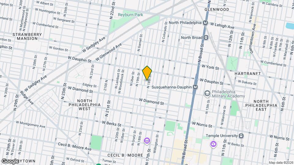 2210 N 18th St Map and Location Details