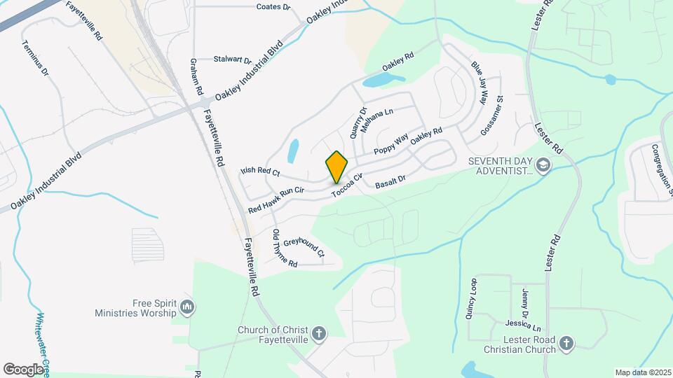 7420 Toccoa Cir Map and Location Details