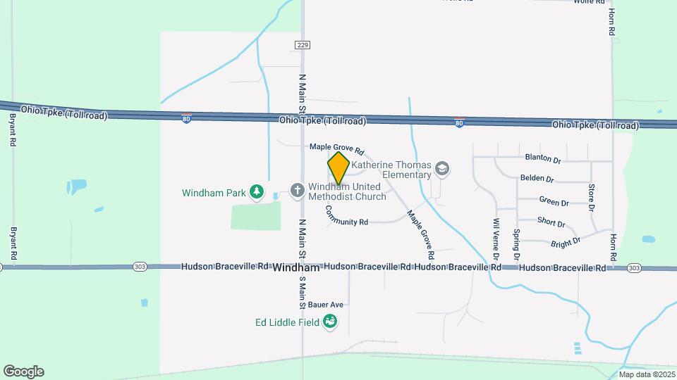 9539 Green Meadow Rd Map and Location Details