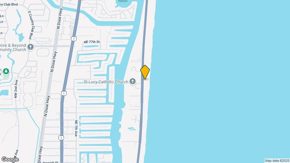 3421 S Ocean Blvd Map and Location Details