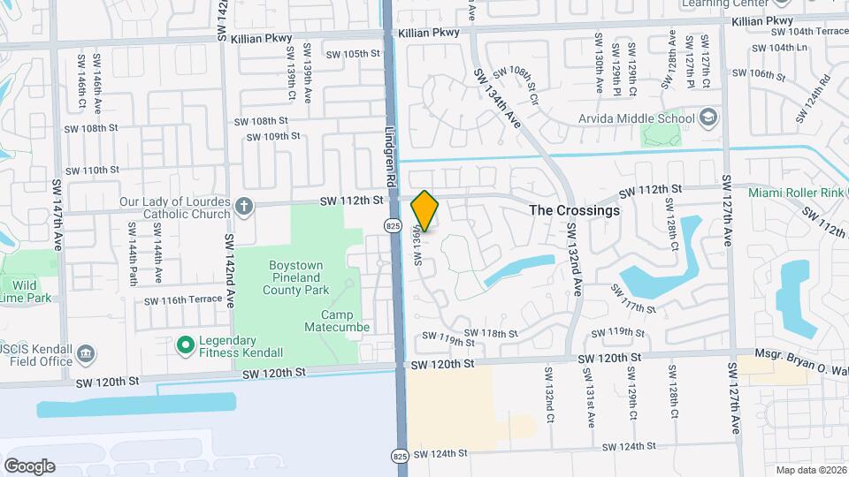 13585 SW 114th Terrace Map and Location Details