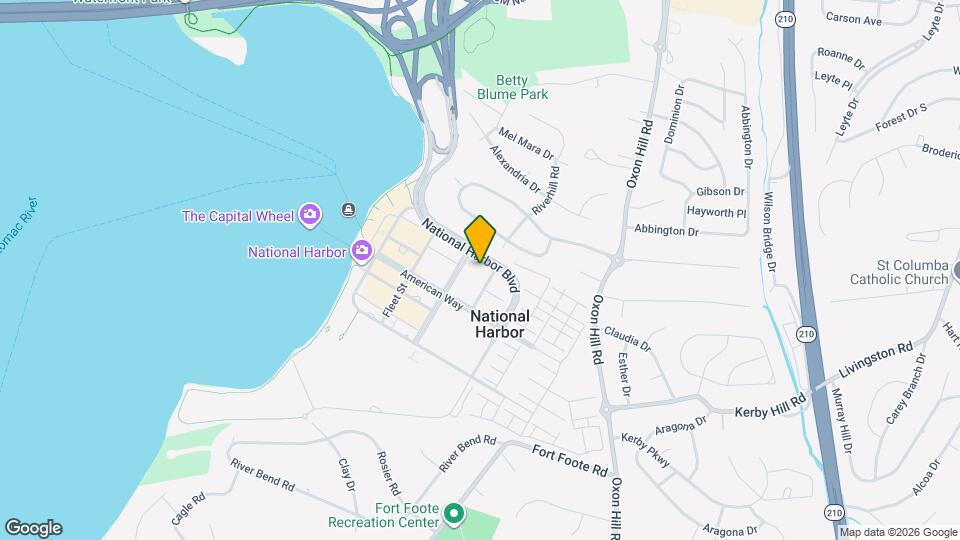 Blvd Flats at National Harbor Map and Location Details