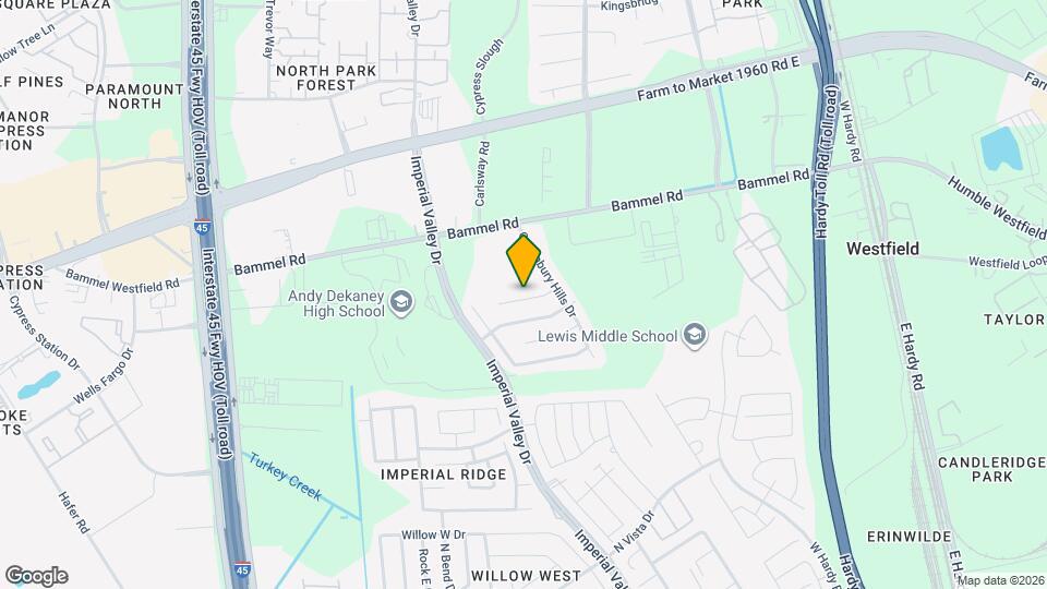 1003 Redcrest Springs Ct Map and Location Details