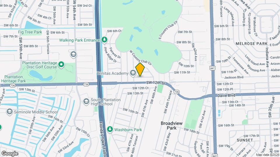 4820 SW 11th Ct Map and Location Details