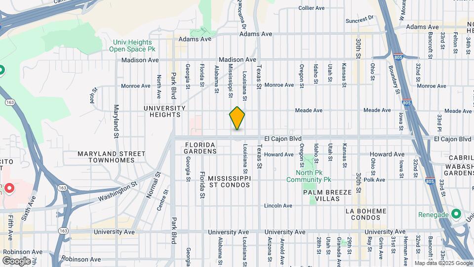 2224 El Cajon Blvd Map and Location Details