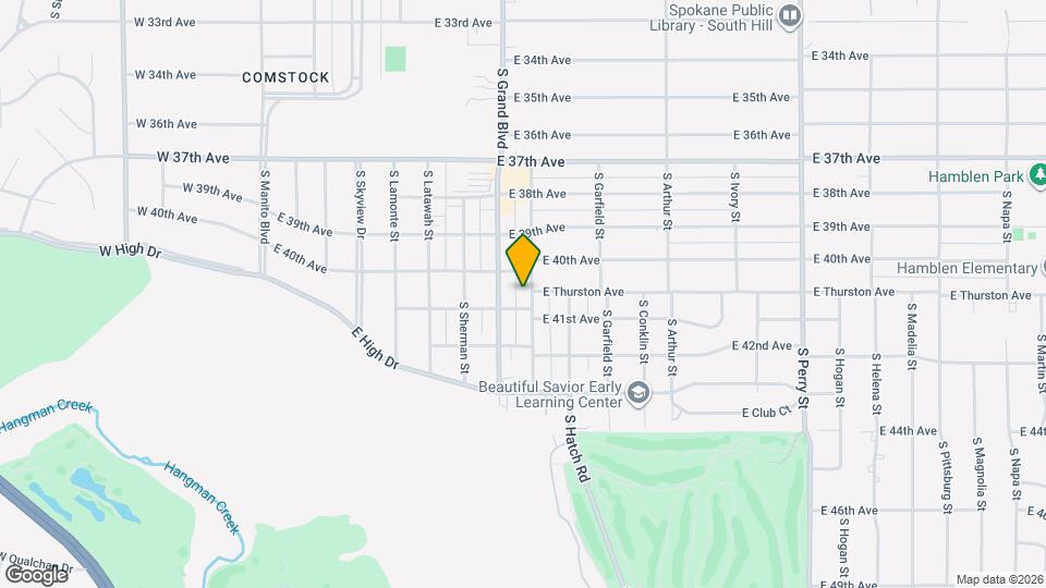 4018 S Hatch St Map and Location Details