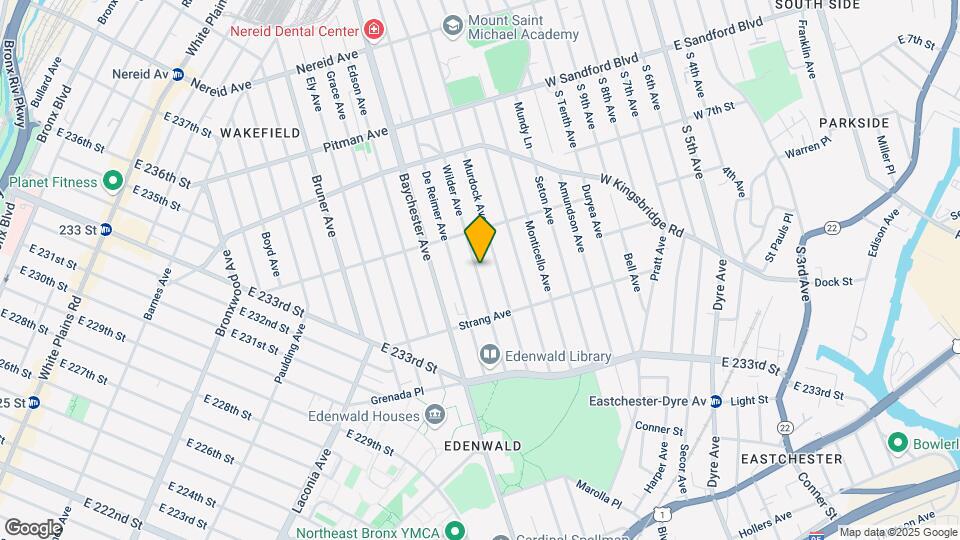 4050 Wilder Ave Mapa y Detalles de la Ubicación